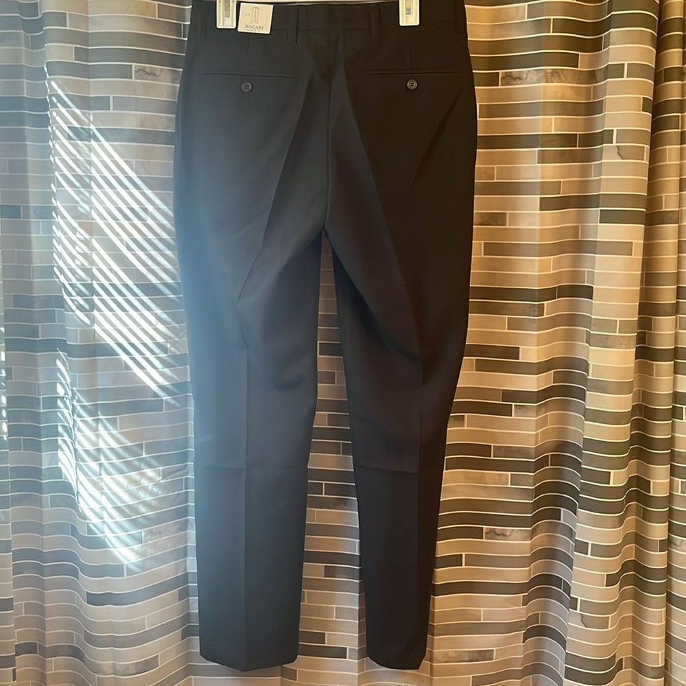 Bogari NWT Dark Gray Men's Dress Slacks - Picture 3 of 4
